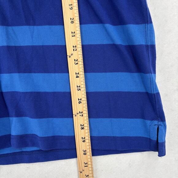 Joules Filbert Polo Shirt Mens Size US L Blue Stripe Cotton Classic Fit UK XL - Picture 11 of 15